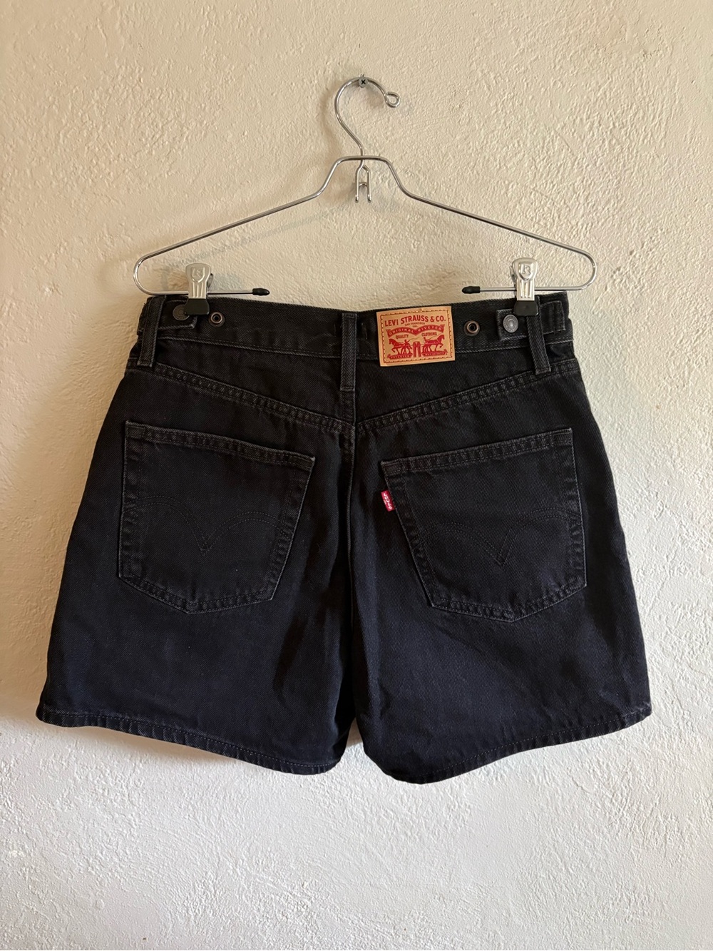 Levi's Cinch-Waist Mid-Thigh Denim Shorts